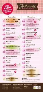 Jodlerwirt - die Schlagerbeiz | Luzern -  - Unser Programm